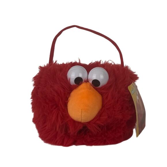 Elmo Small Plush Basket (Small) - NWT - Picture 1 of 5